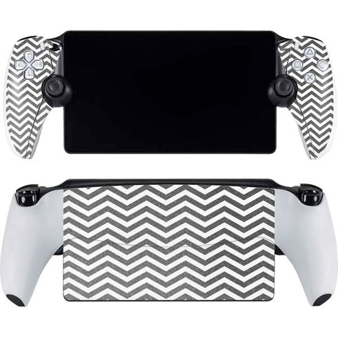 Silver Chevron PlayStation Portal Remote Player Skin