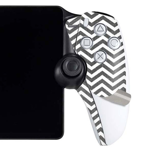 Silver Chevron PlayStation Portal Remote Player Skin