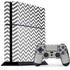 Silver Chevron PS4 Console and Controller Bundle Skin