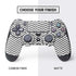 Silver Chevron PS4 Controller Skin