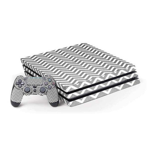 Silver Chevron PS4 Pro Bundle Skin