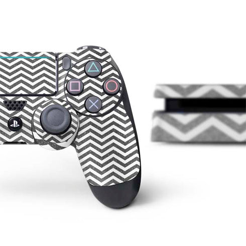 Silver Chevron PS4 Slim Bundle Skin