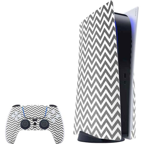Silver Chevron PS5 Bundle Skin