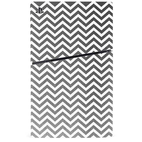 Silver Chevron PS5 Slim Disk Bundle Skin