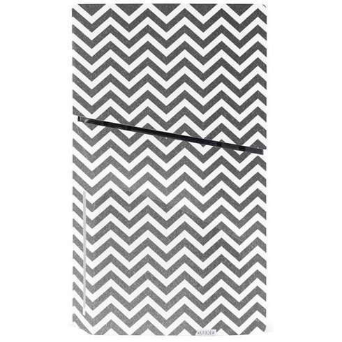 Silver Chevron PS5 Slim Disk Bundle Skin