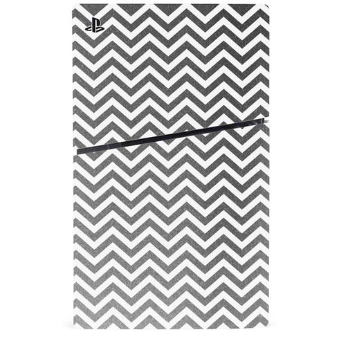 Silver Chevron PS5 Slim Digital Edition Bundle Skin