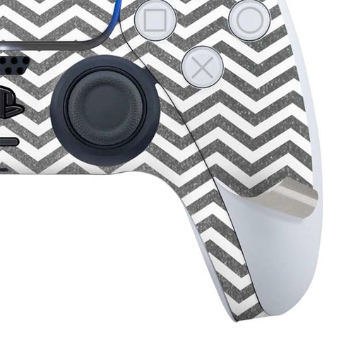 Silver Chevron PS5 Slim Digital Edition Bundle Skin