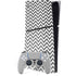 Silver Chevron PS5 Slim Digital Edition Console Skin