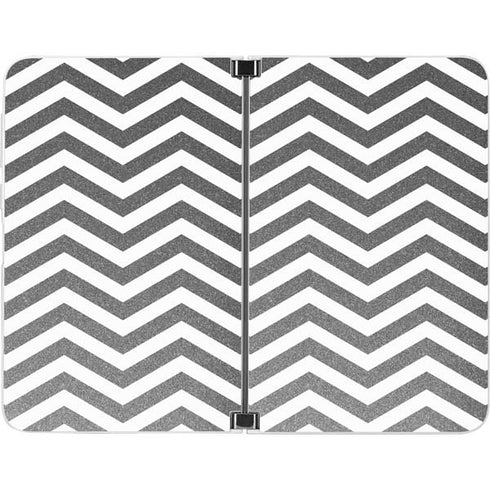 Silver Chevron Surface Duo Skin