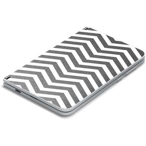 Silver Chevron Surface Duo Skin