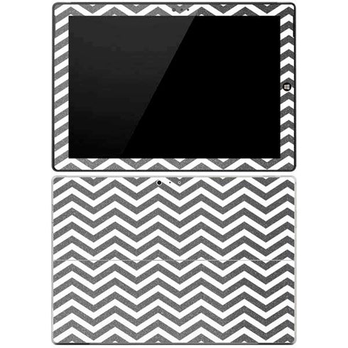 Silver Chevron Surface Pro 3 Skin