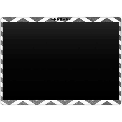 Silver Chevron Surface Pro 8 Skin
