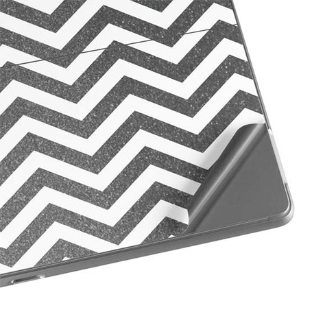 Silver Chevron Surface Pro 8 Skin