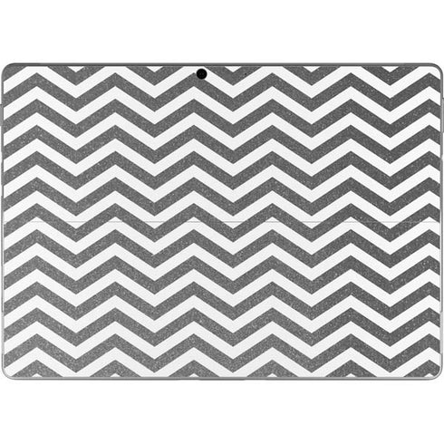 Silver Chevron Surface Pro 9 Skin