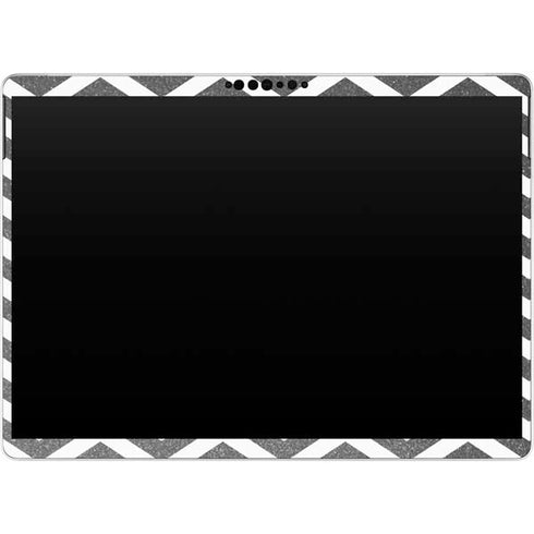 Silver Chevron Surface Pro 9 Skin