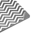 Silver Chevron Universal Laptop 12in (9.8 x 6.8in) Skin