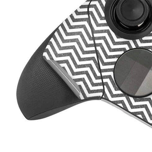 Silver Chevron Xbox Elite Wireless Controller Series 2 Skin