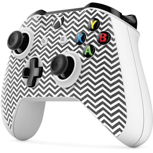 Silver Chevron Xbox One S Controller Skin