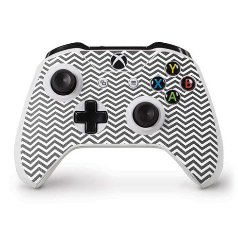 Silver Chevron Xbox One S Controller Skin