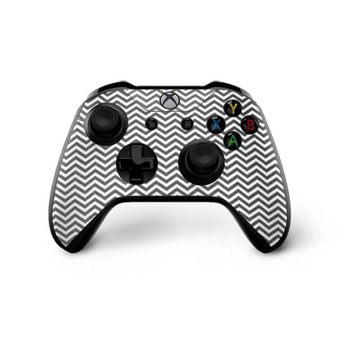 Silver Chevron Xbox One X Controller Skin