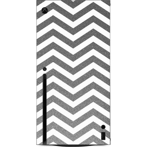 Silver Chevron Xbox Series X Console Skin