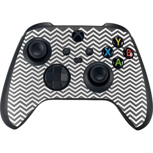 Silver Chevron Xbox Series X Controller Skin