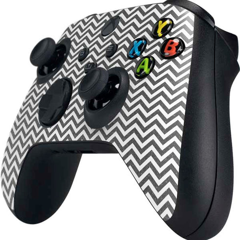 Silver Chevron Xbox Series X Controller Skin