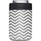Silver Chevron Yeti Colster Can Insulator Skin