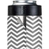 Silver Chevron Yeti Colster Can Insulator Skin