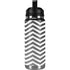 Silver Chevron YETI Rambler 26oz Bottle Skin