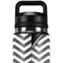 Silver Chevron YETI Rambler 26oz Bottle Skin