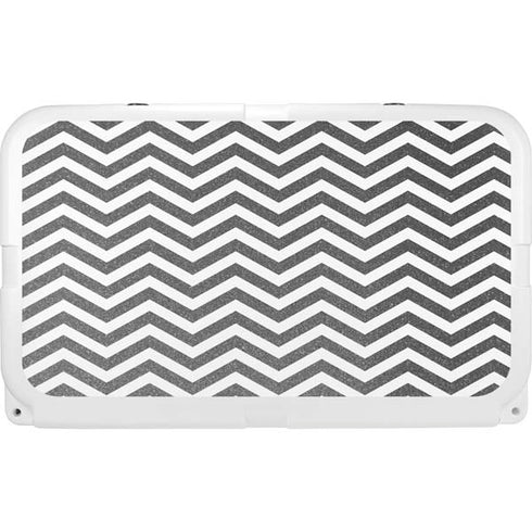Silver Chevron YETI Tundra 45 Hard Cooler Skin