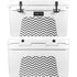 Silver Chevron YETI Tundra 45 Hard Cooler Skin