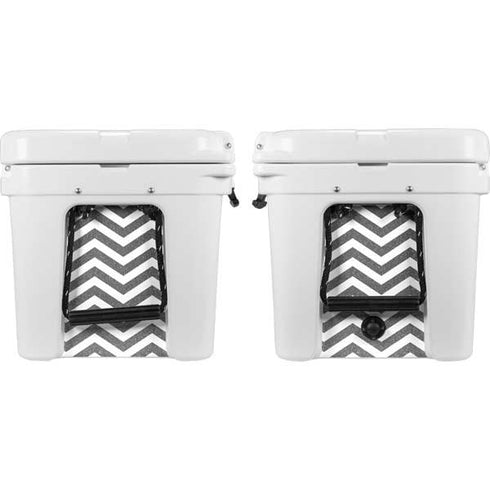 Silver Chevron YETI Tundra 45 Hard Cooler Skin