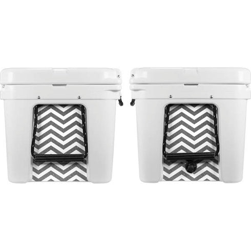 Silver Chevron YETI Tundra 75 Hard Cooler Skin