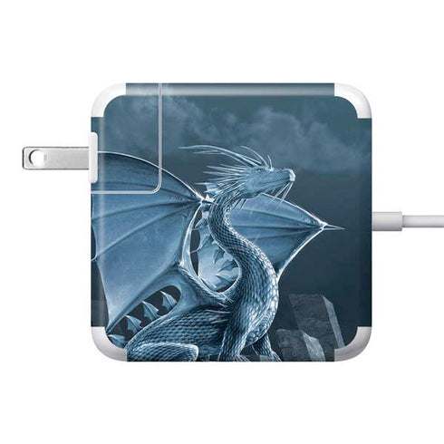 Vincent Hie Silver Dragon 85W Power Adapter (15 and 17 inch MacBook Pro Charger) Skin