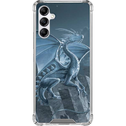 Vincent Hie Silver Dragon Galaxy A14 5G Clear Case