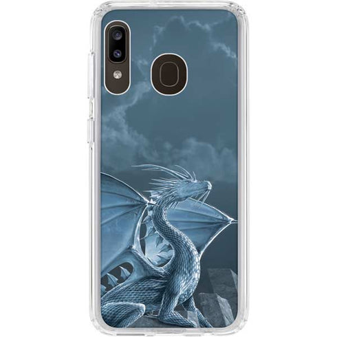 Vincent Hie Silver Dragon Galaxy A20 Clear Case