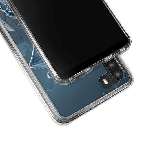 Vincent Hie Silver Dragon Galaxy A21 Clear Case