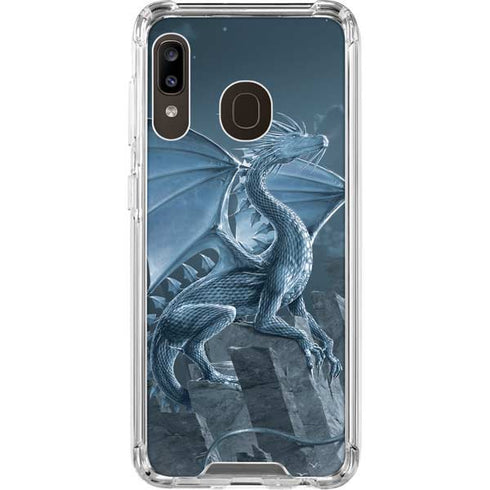 Vincent Hie Silver Dragon Galaxy A30 Clear Case