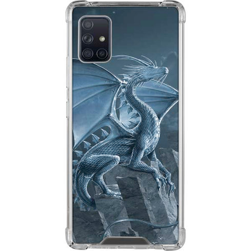 Vincent Hie Silver Dragon Galaxy A51 5G Clear Case