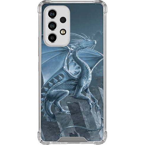 Vincent Hie Silver Dragon Galaxy A53 5G Clear Case
