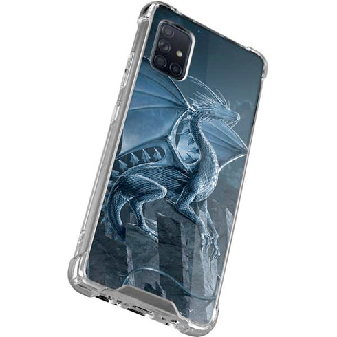 Vincent Hie Silver Dragon Galaxy A71 5G Clear Case