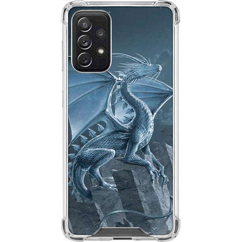 Vincent Hie Silver Dragon Galaxy A72 5G Clear Case