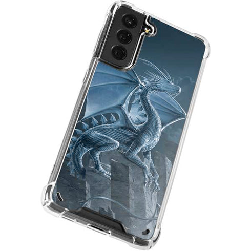 Vincent Hie Silver Dragon Galaxy S21 Plus 5G Clear Case