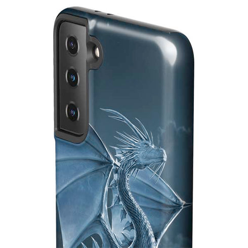 Vincent Hie Silver Dragon Galaxy S21 Plus 5G Pro Case