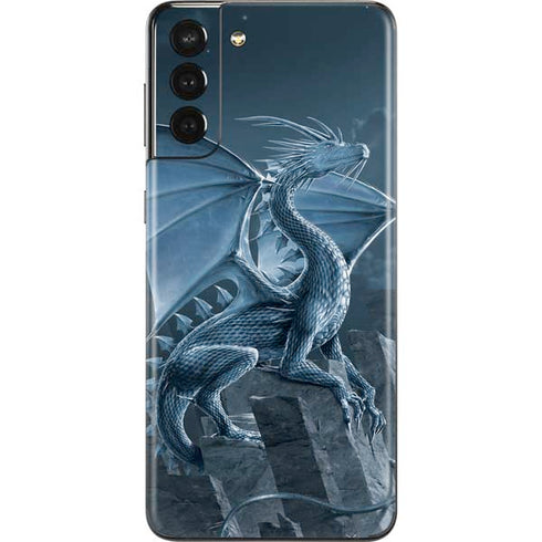 Vincent Hie Silver Dragon Galaxy S21 Plus 5G Skin