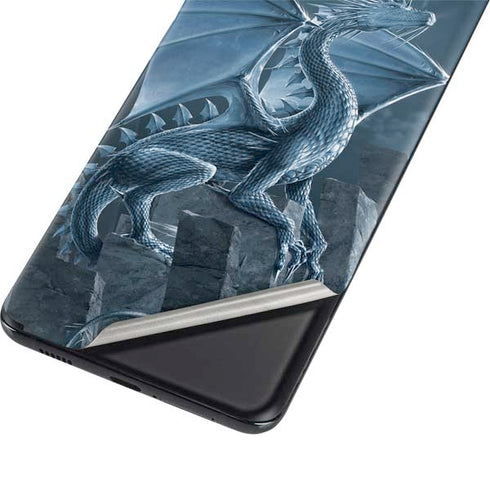 Vincent Hie Silver Dragon Galaxy S21 Plus 5G Skin