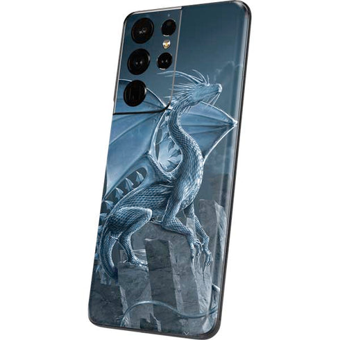 Vincent Hie Silver Dragon Galaxy S21 Ultra 5G Skin