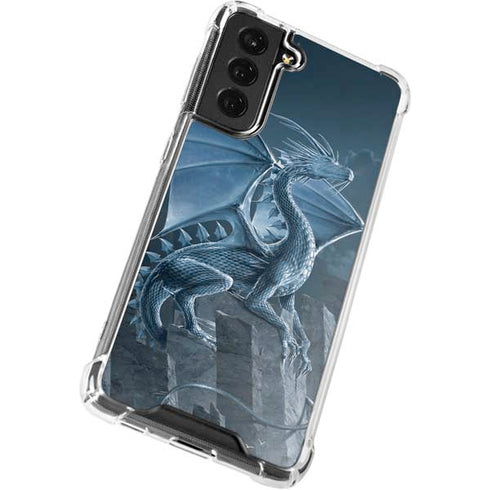 Vincent Hie Silver Dragon Galaxy S22 Clear Case